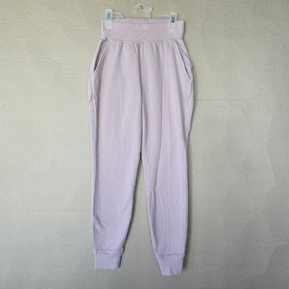 Lululemon LA Warm Down High Rise Joggers Mink Berry size 0 - Picture 2 of 12
